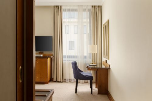 Standard room with a large bed